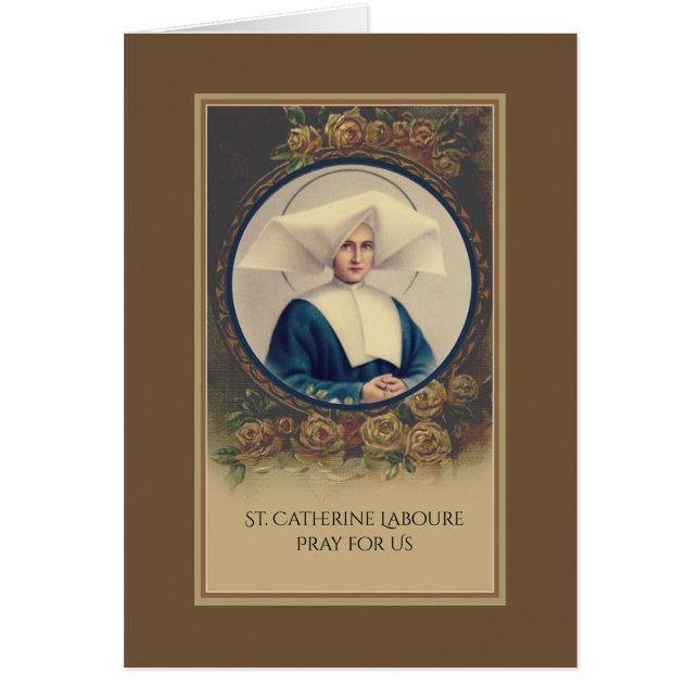 Catholic St. Catherine of Laboure Miraculous Medal (Front)
