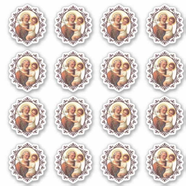 Catholic St. Joseph Child Jesus Religious Vinyl (Front)