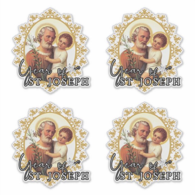 Catholic St. Joseph with Child Jesus Religious (Front)