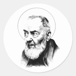 Catholic St. Padre Pio Capuchin Monk Sticker