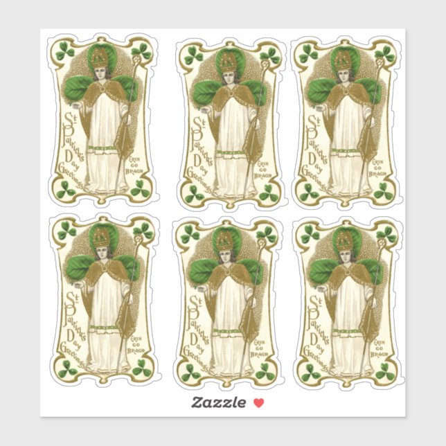 Catholic St. Patrick Shamrocks Religious Vinyl (Sheet)