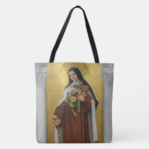 Catholic St. Therese Carmelite Nuns Priests Tote Bag