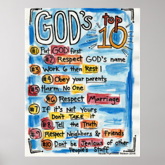 Catholic Top Ten Poster