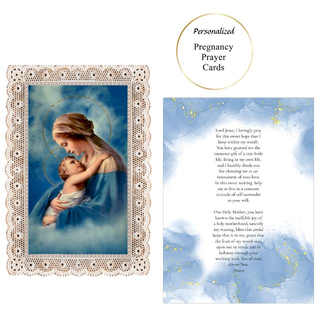 Catholic Virgin Mary Pregnancy Prayer Card (Creator Uploaded)