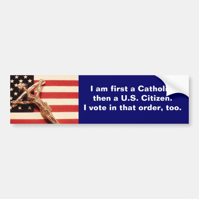 Catholic Voter Bumper Sticker (Front)