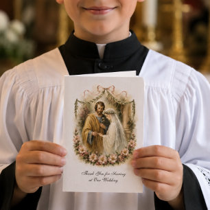 Catholic Wedding Altar Server Appreciation Card