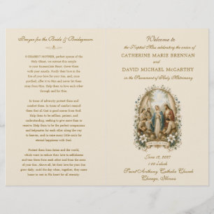 Catholic Wedding at Cana Nuptial Mass Program