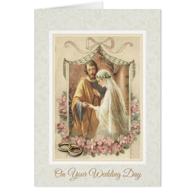 Catholic  Wedding Blessed Virgin Mary Joseph (Front)