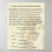 Catholic Wedding Engagement Betrothal Promise