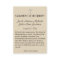 Catholic Wedding Favour Holy Family Holy Card