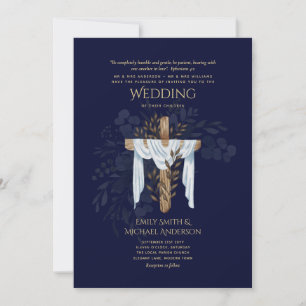 Catholic Wedding Invitations Christian Elegant 