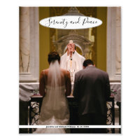 Catholic Wedding Mass Photo Template 8 x 10