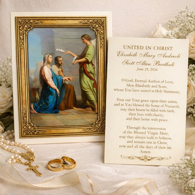 Catholic Wedding Prayer Betrothal Mary Joseph (Creator Uploaded)
