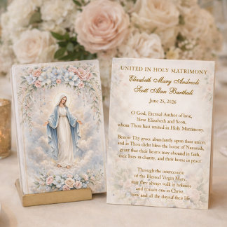 Catholic Wedding Prayer – Our Lady of Grace