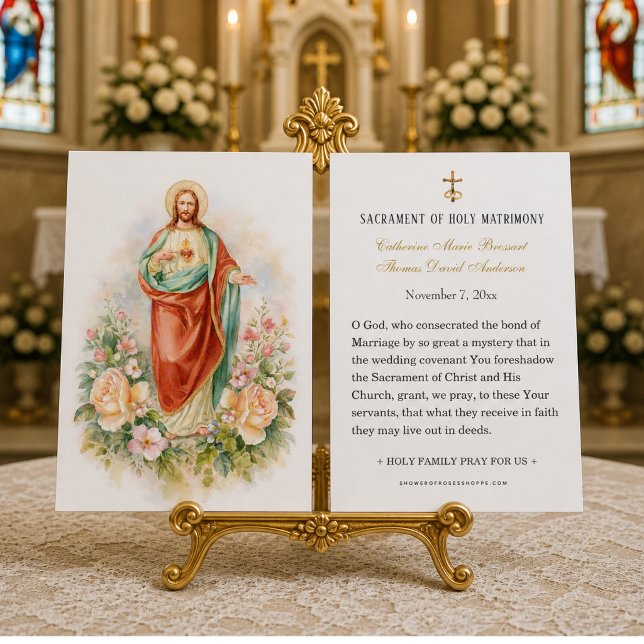 Catholic Wedding Sacred Heart of Jesus Prayer (Creator Uploaded)