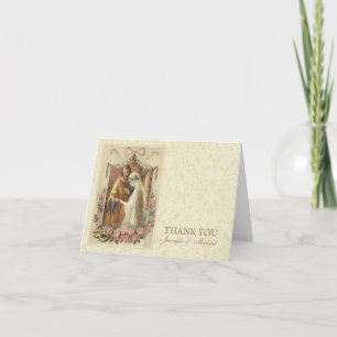 Catholic Wedding Virgin Mary St. Joseph Religious Thank You Card