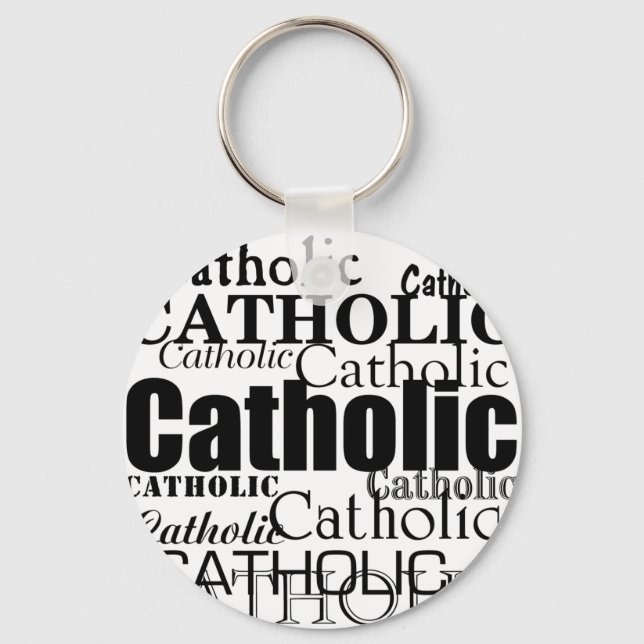 Catholic Word Keychain (Front)
