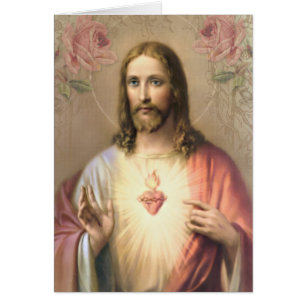 Catholique Anniversaire Religieux Cœur Jésus Vinta
