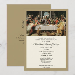 Catholique Jésus Première communion Invitations