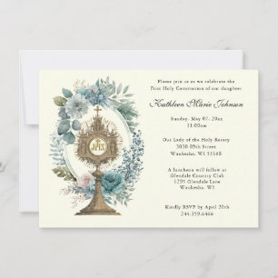 Catholique Jésus Première communion Invitations