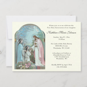 Catholique Jésus Première communion Invitations