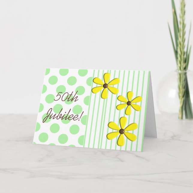 Catholique Nun Golden 50th Jubilee Cartes & Cadeau (Devant)