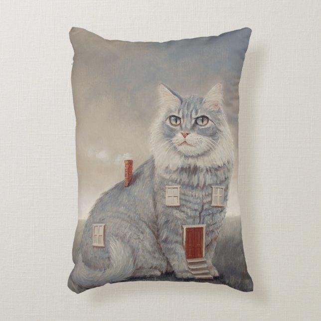 Cathouse Accent Pillow (Front(Vertical))