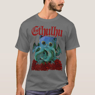 Cathulhu Funny Cute Cathulhu Kawaii Cat T-Shirt