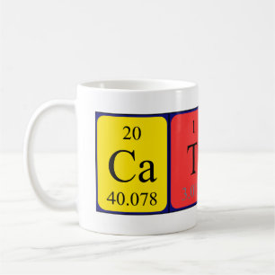 Cathy periodic table name mug