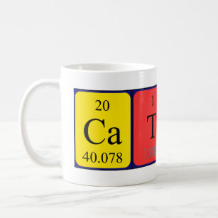Cathy periodic table name mug