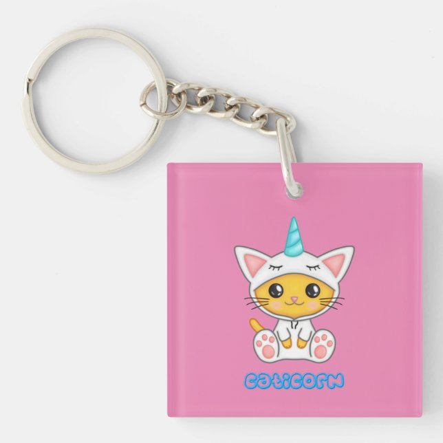 Caticorn Keychain (Front)