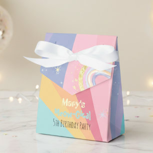 Caticorn Meow-Gical Birthday Gift Favor Box