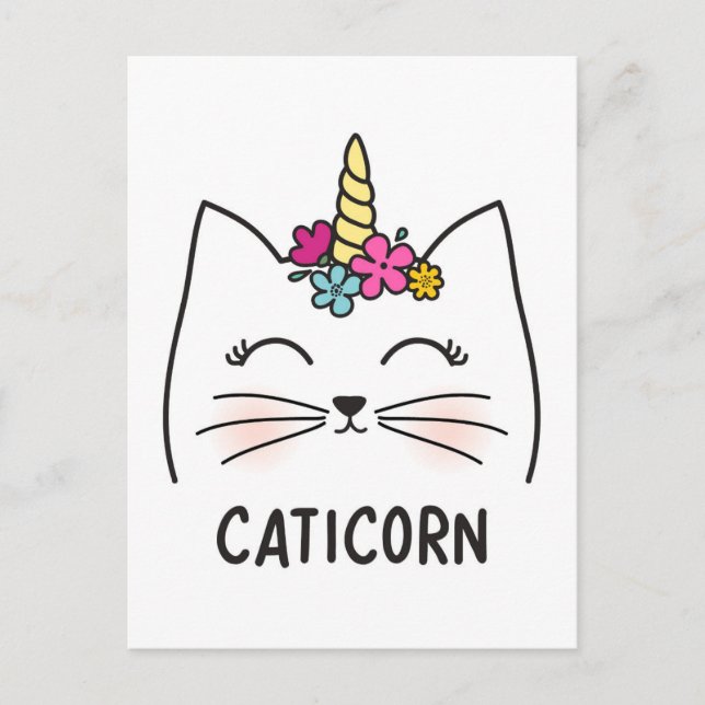 Caticorn Postcard (Front)