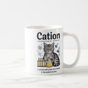 Cation Shirt Cat Science Chemistry Teacher Funny C Coffee Mug