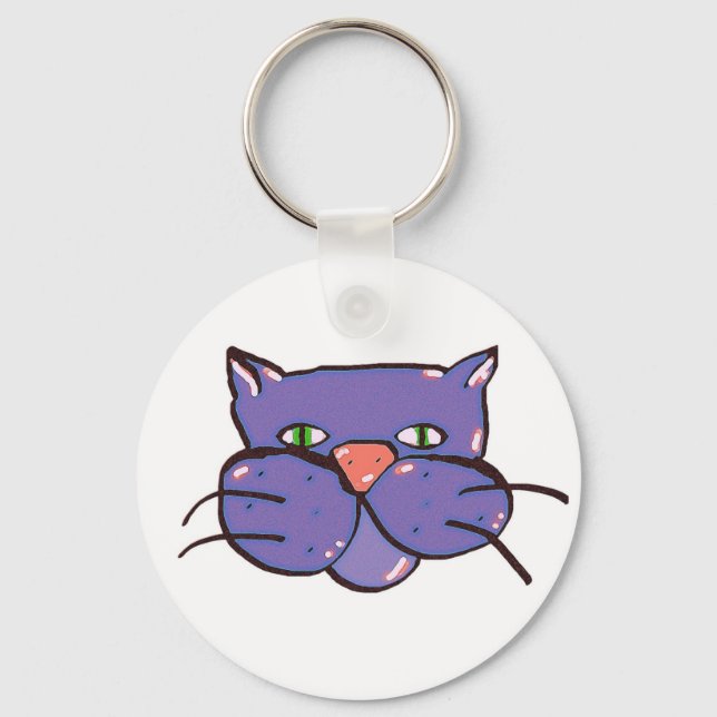 catitude 1 keychain (Front)