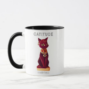 CATITUDE is everything Mug
