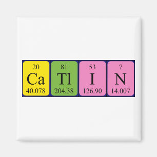 Catlin periodic table name magnet