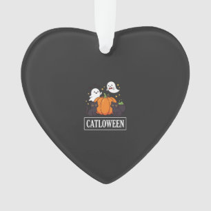 Catloween Drôle Chat Halloween Fantôme Citrouille