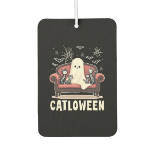 Catloween Ghost Halloween Air Freshener