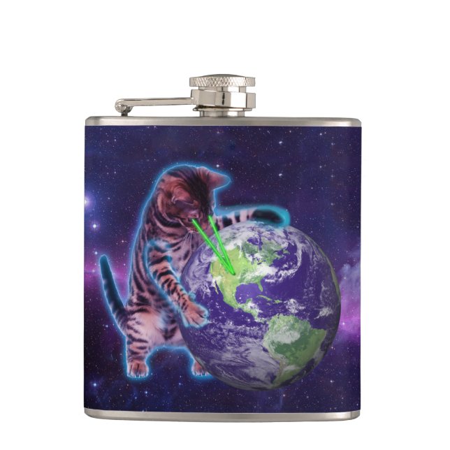 Catmageddon Hip Flask (Front)