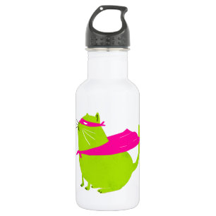 Catman Green 532 Ml Water Bottle