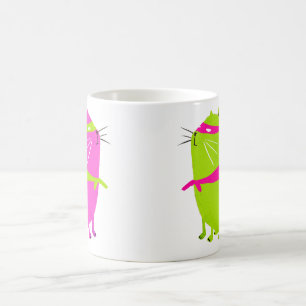 Catman Green Coffee Mug