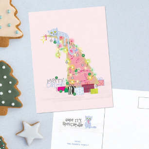 Catmas Tree Christmas Card