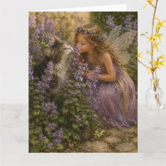 Catmint Fairy Card