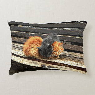 Catnap Cuties Decorative Pillow