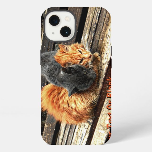 Catnap Cuties iPhone Case (Back)