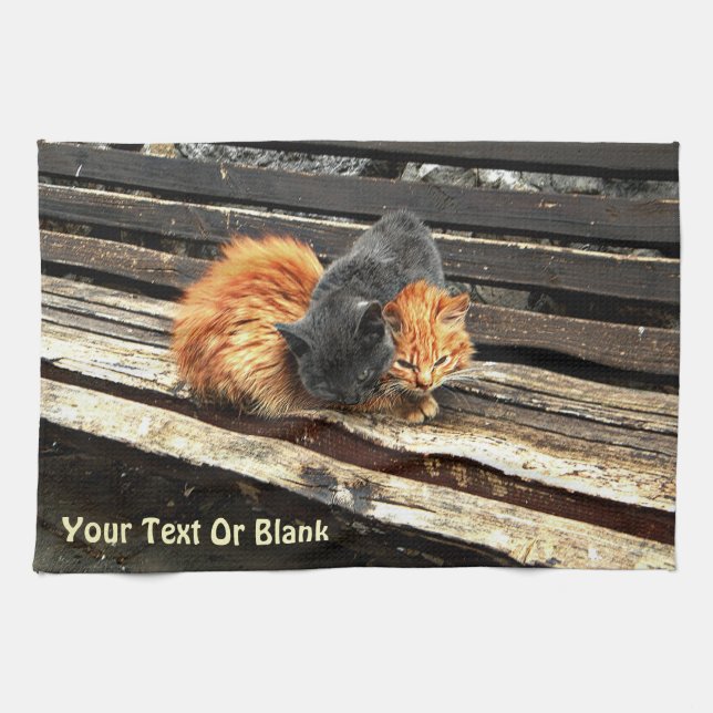 Catnap Cuties Kitchen Towel (Horizontal)