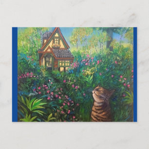 Catnip Cottage Postcard