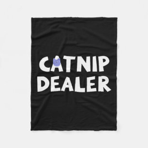 Catnip Er Funny Cat  Fleece Blanket