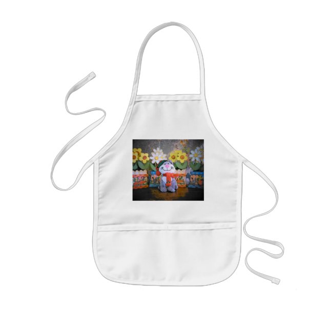 Catnip flavoued hot chocolate please? kids apron (Front)